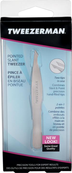 Actual product image Tweezerman Pointed Slant Tweezer