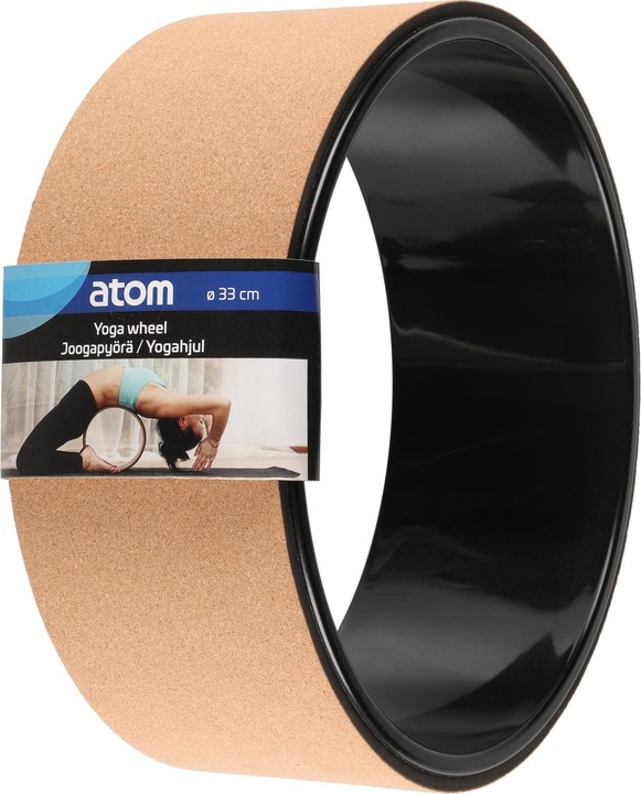 Actual product image Atom Yoga wheel cork 33 cm