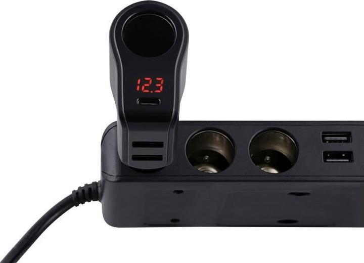 Actual product image T'nB TNB charger with 2xUSB-A, USB-C and Zig.Plug
