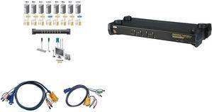Actual product image Aten 2L-5302U KVM cable USB with audio, 1.8m