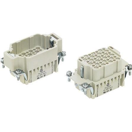 Harting Connettore HAN DD, inserto tipo 10 connettore maschio a crimpare max 2,5mm2, 10A42 poli, Cavo + Spina elettrica, Grigio