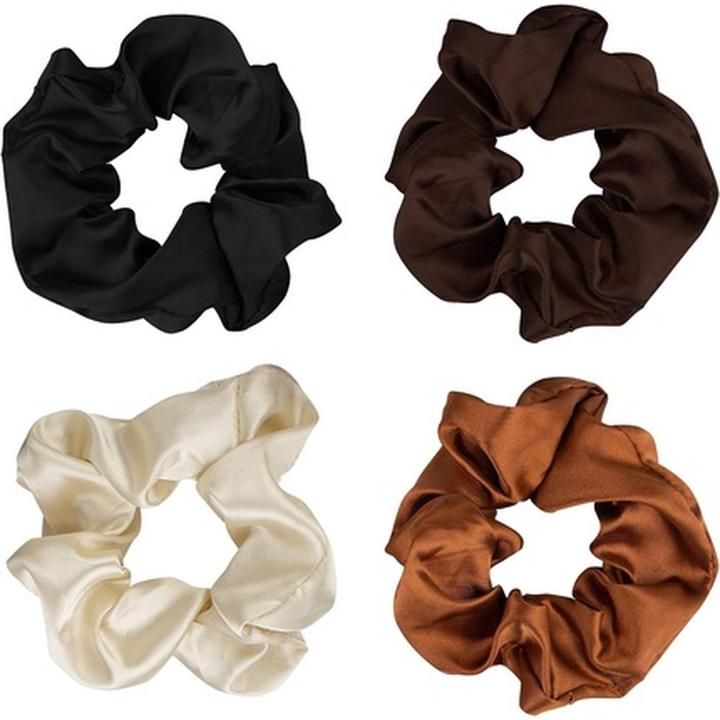 Brush Works Brushworks Nude Satin Scrunchies (Hair tie)