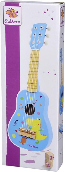 Actual product image Eichhorn Music wooden guitar (German, French, English, Italian)