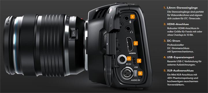 Image du produit Blackmagic Pocket Cinema (8 Mpx, 60p)