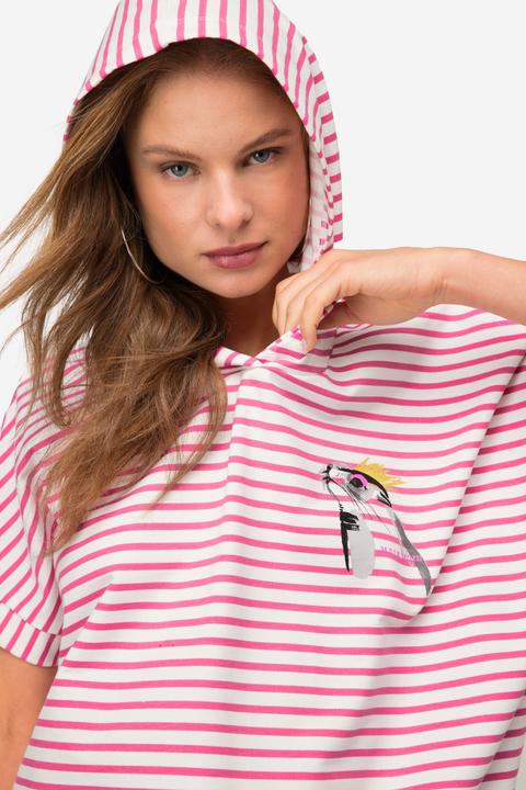 Produktbild Laurasøn Hoodie, Sweater, Ringel, Robbe, Kapuze Halbarm (L)