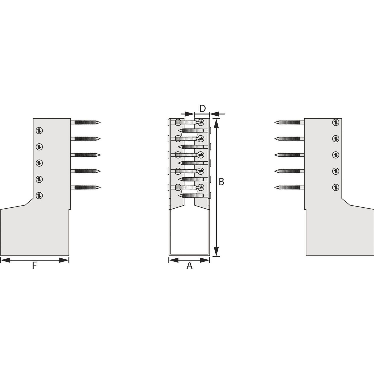 Thumbnail - Simpson Sst, Baubeschläge + Holzverbinder, Balkenschuh BSIN 100/140 (Balkenschuh, 1 Stk.)
