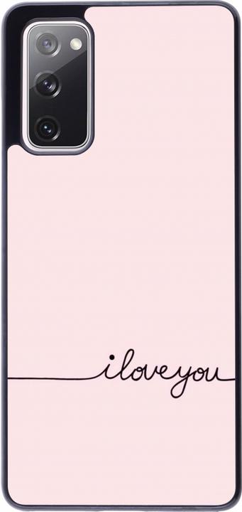 Actual product image PhoneLook Cover Valentine 2023 i love you writing (Samsung Galaxy S20 FE 5G)
