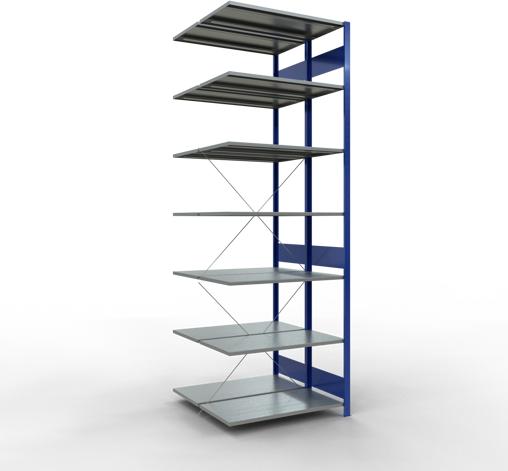 Actual product image Schulte Lagertechnik Double add-on shelf MULTIplus150