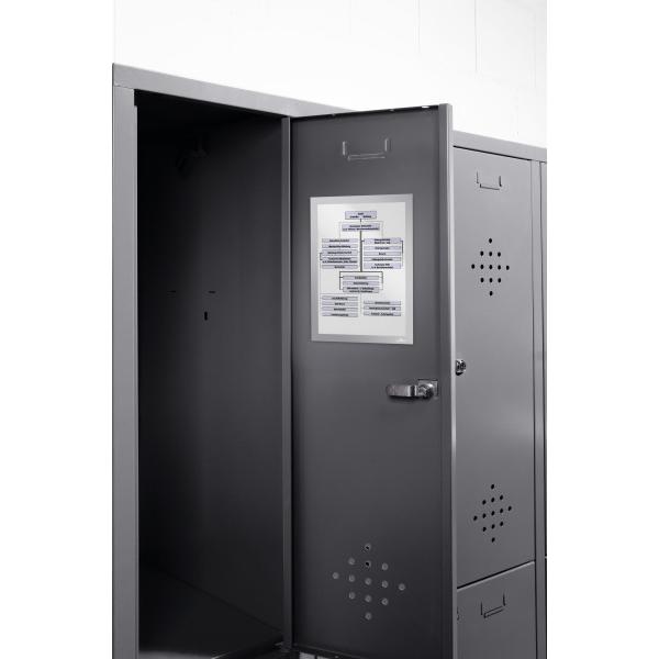 Thumbnail - Durable 498823 - A4 - Silber - Matte - Hochformat/Querformat - 236 mm - 323 mm, Barcode-Scanner Zubehör