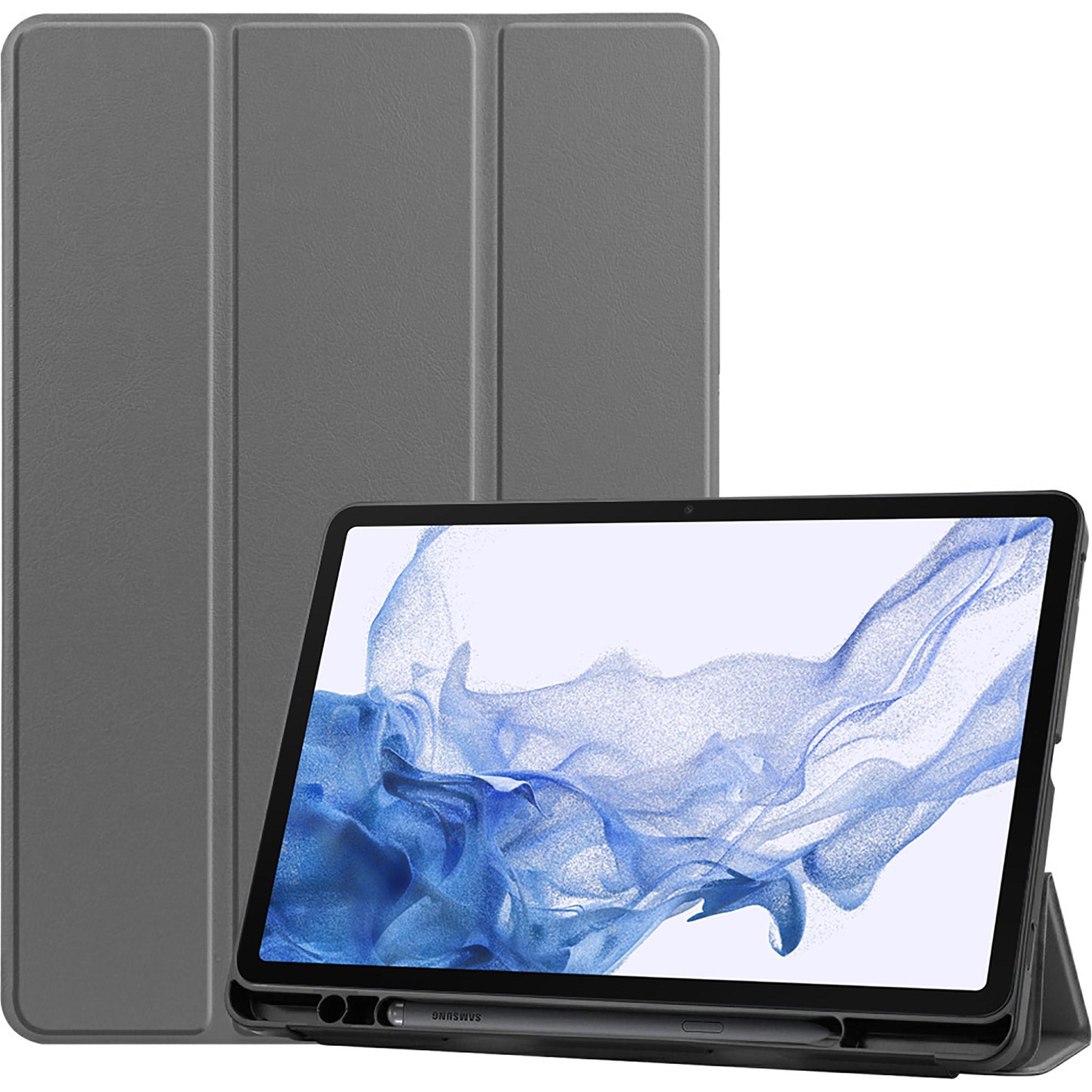 Cazy Premium Smart Hülle Kompatibel mit Samsung Galaxy Tab S8 - Schutz Etui Hülle mit Stifthalter - (Galaxy Tab S8), Tab...