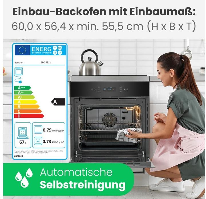 Produktbild Bomann EBO 7912 (schwarz)