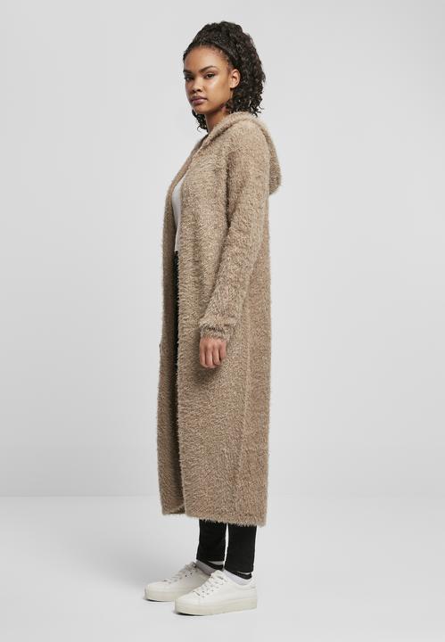 Immagine prodotto Urban Classics Cardigan donna con cappuccio in piuma (4XL)