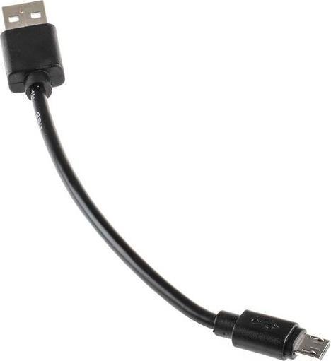 Image du produit RS PRO Câble USB, USBA / Micro-USB B, 150mm USB 2.0 noir (0.15 m)