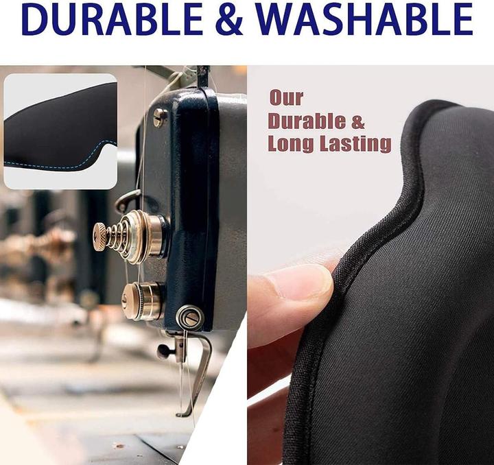 Actual product image Swissdetector 3D sleep mask - pressure-free - ultra-soft - adjustable (Sleeping mask)