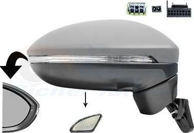 Immagine prodotto Van Wezel Specchio Re per VW