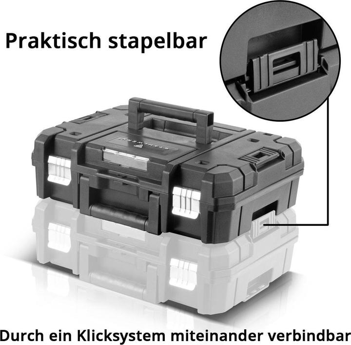 Produktbild Stahlwerk Brushless Akku Winkelschleifer  AWS-20 ST 20V/4Ah, 0 - 7500 min-1 (125 mm)