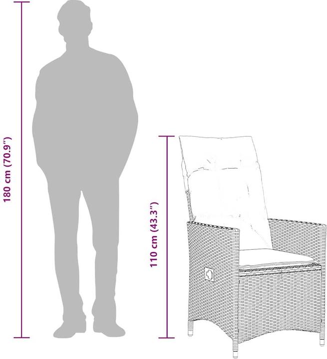 Produktbild vidaXL Bistroset