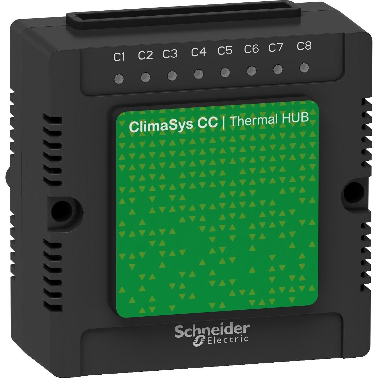 Schneider Electric Hub termico di ventilazione intelligente ClimaSys, NSYCCOFSEM8U2, Termostato
