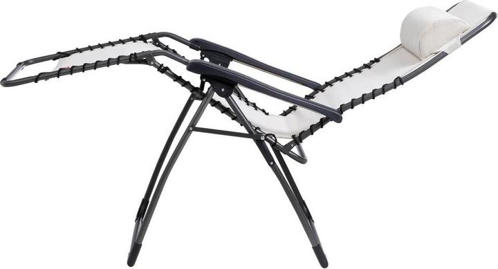 Image du produit Fiam Relaxsessel Movida 129 Tx Gestell Metall / Tex. Anthr./Ecru (66 cm)