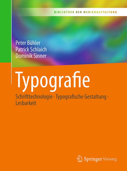 Produktbild Typografie (Deutsch, Dominik Sinner, Patrick Schlaich, Peter Bühler, 2017)