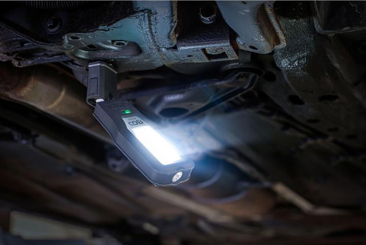 Produktbild BGS COB-LED Arbeits-Leuchte klappbar mit Ladestation (550 lm)