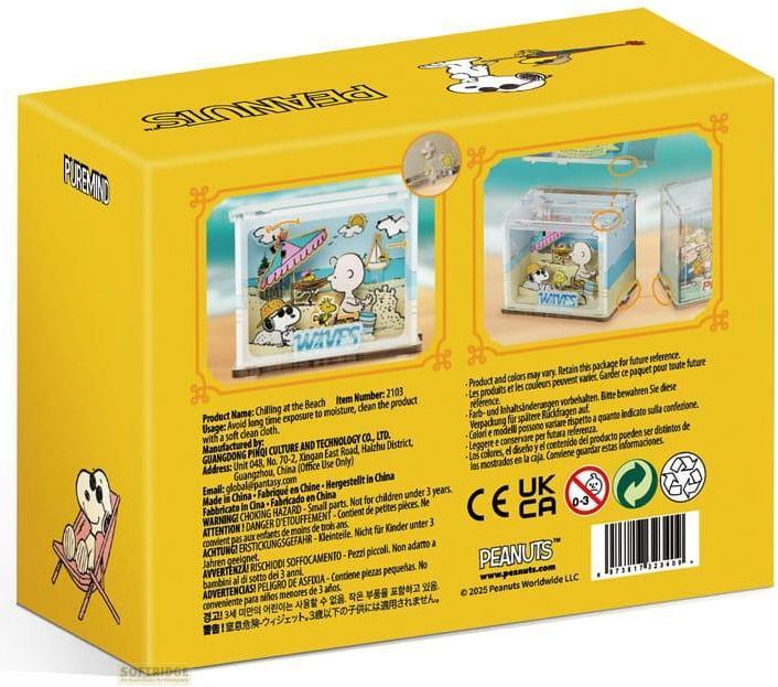 Produktbild Pantasy Die Peanuts Puremind DIY Bauset Mini Scene Chilling at the Beach