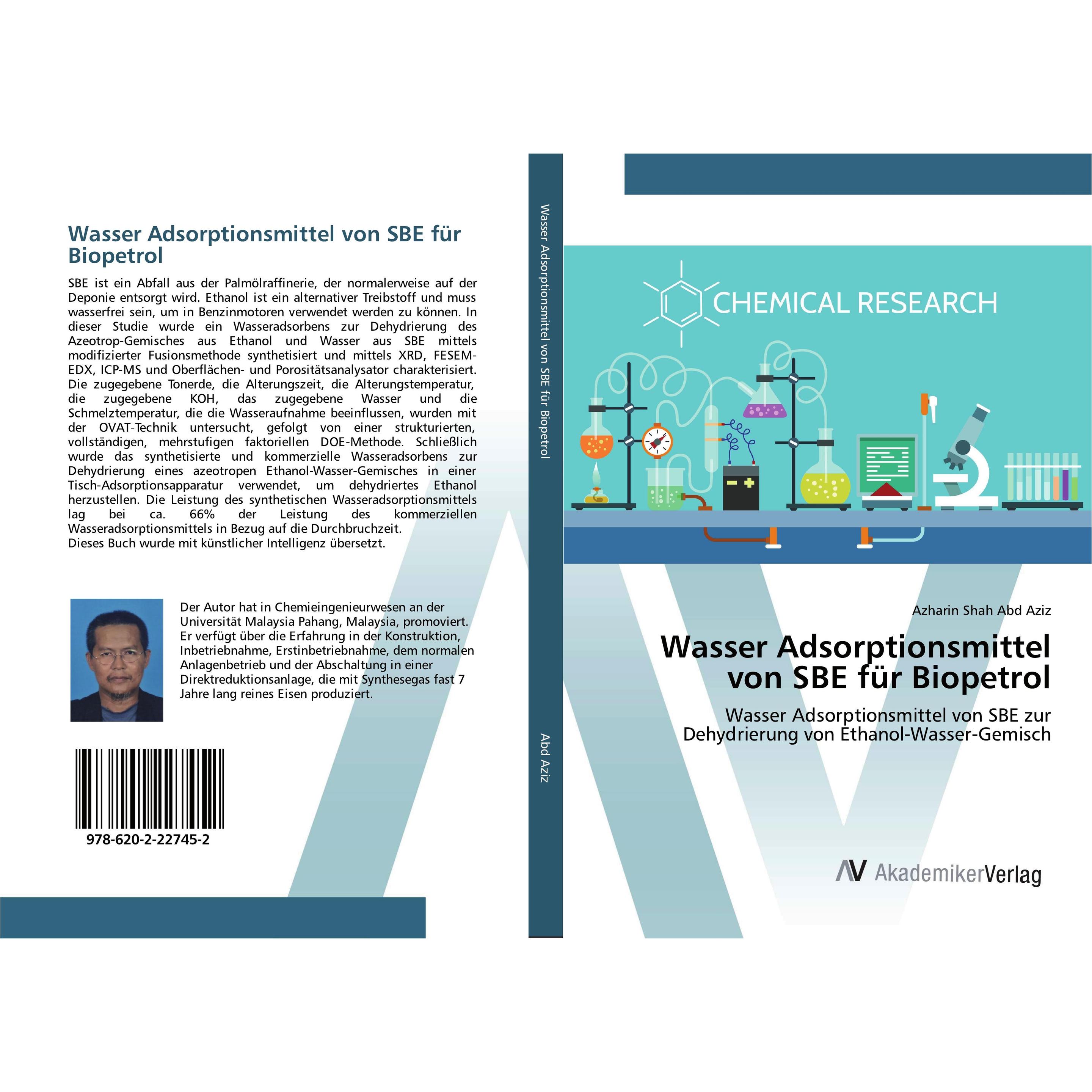 Wasser Adsorptionsmittel von SBE für Biopetrol, Fachbücher von Azharin Shah, Abd Aziz