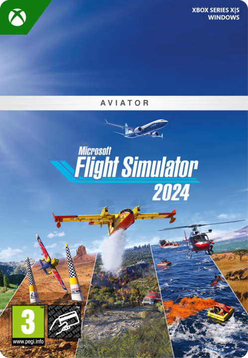 Produktbild Microsoft Flight Simulator 2024 Aviator Edition (PC, Xbox Series X, Xbox Series S)
