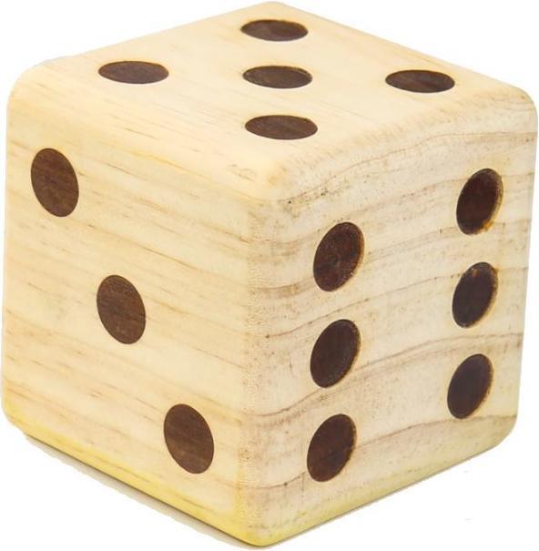 Image du produit Casinoshop Cube jumbo en bois (1 cube)