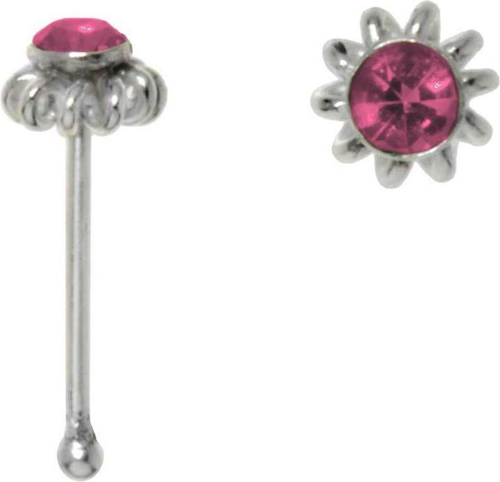 Actual product image Bijouteria Nose piercing (Silver 925, Crystal)