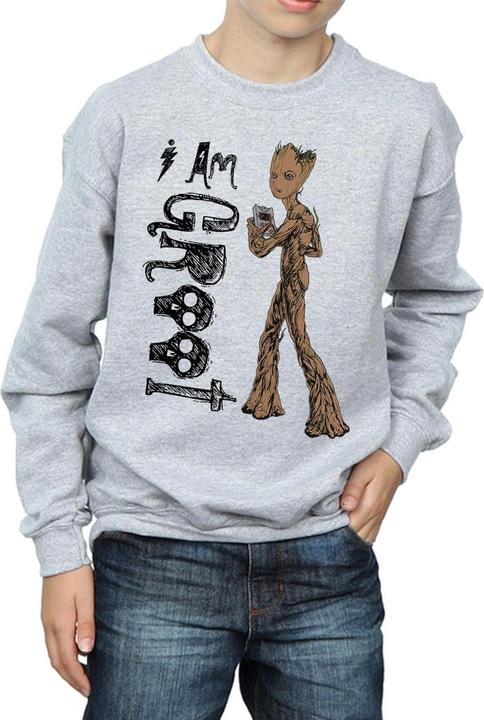 Produktbild Avengers Infinity War I Am Teenage Groot Sweatshirt Jungen (152, 158)