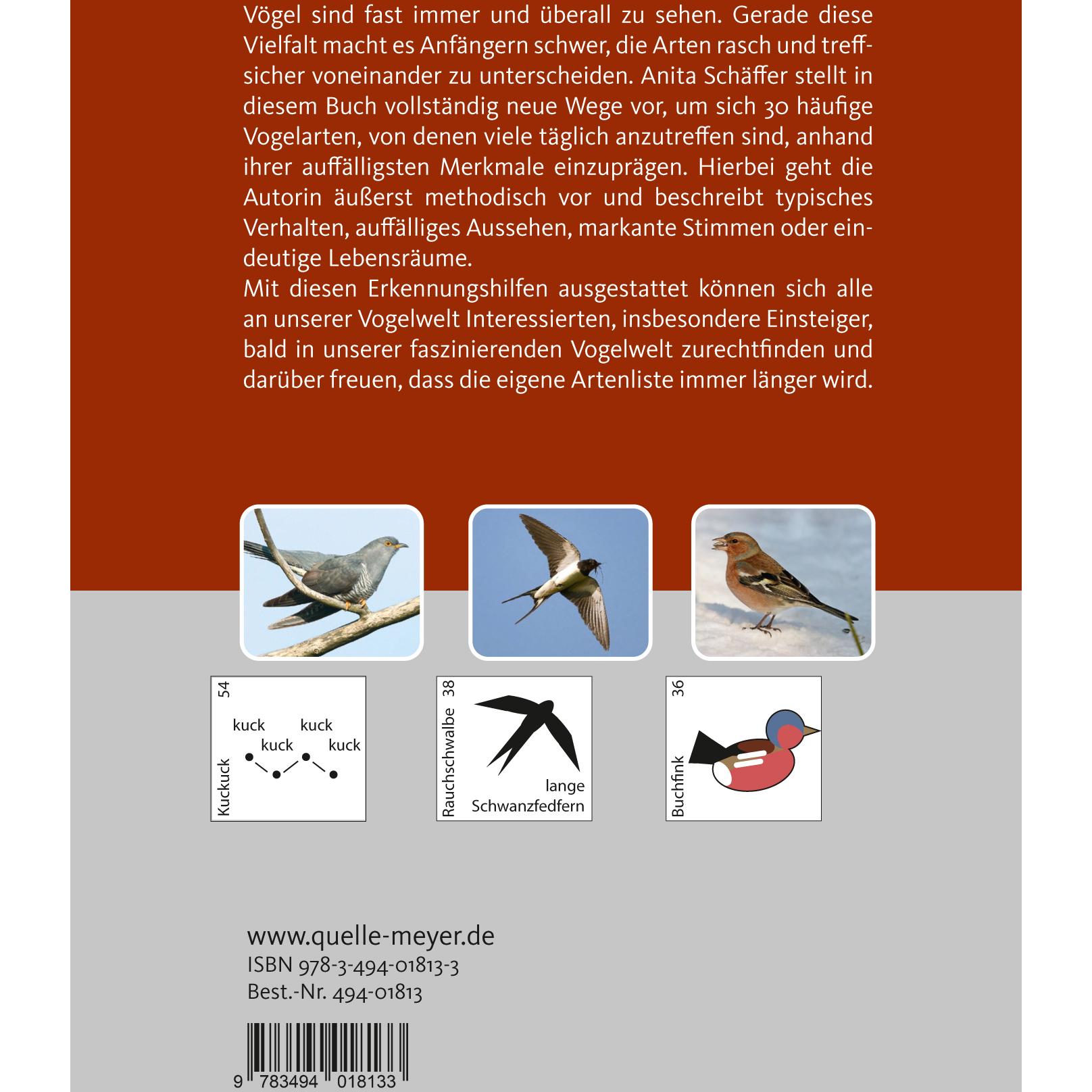 Thumbnail - Vogelbestimmung für Einsteiger, Ratgeber von Anita Schäffer