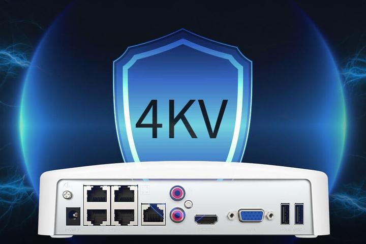 Actual product image Tenda N6P-4H network video recorder White (Network Video Recorder (NVR))