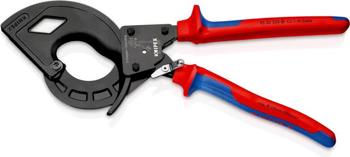 Productafbeelding Knipex Kabelschaar (ratelprincipe, drie snelheden) 95 32 320 (320 mm)