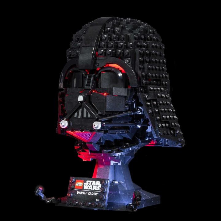 Actual product image Light my bricks LED light set for LEGO Star Wars Darth Vader helmet