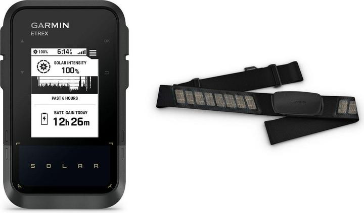 Actual product image Garmin Nawigacja turystyczna eTrex SE GPS Solar Czarny/Szary + Czujnik HRM Dual
