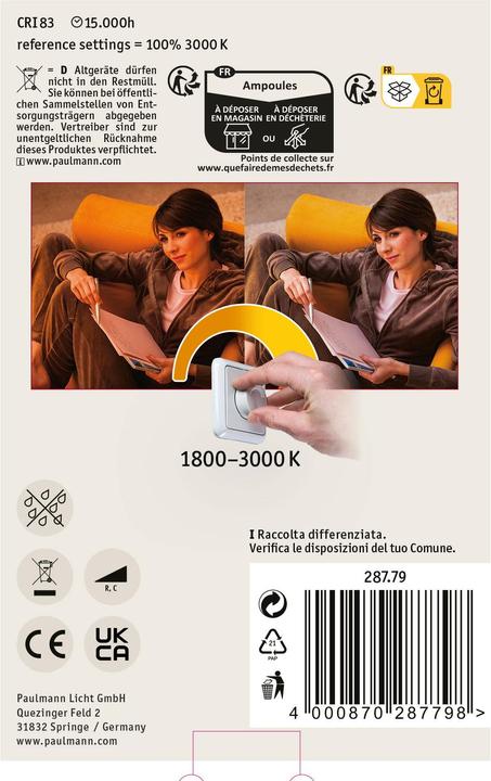 Actual product image Paulmann Globe (E27, 806 lm, 1 x)