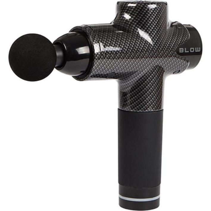 Blow Zwart/Grijs Massagepistolen, Masażer Wave 5000 + 10 Końcówek + Walizka (32 Stappen, 180 Min)