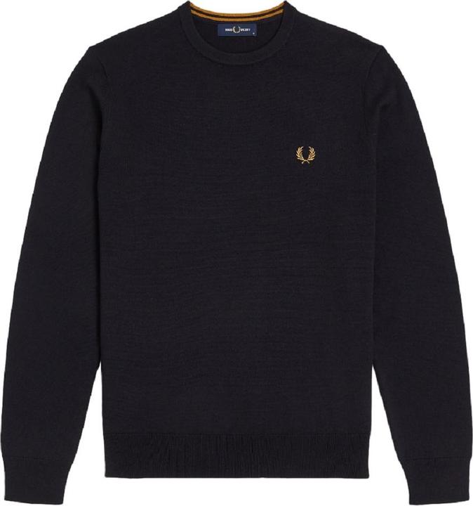 Produktbild Fred Perry Classic Crew Neck Jumper Navy (S)