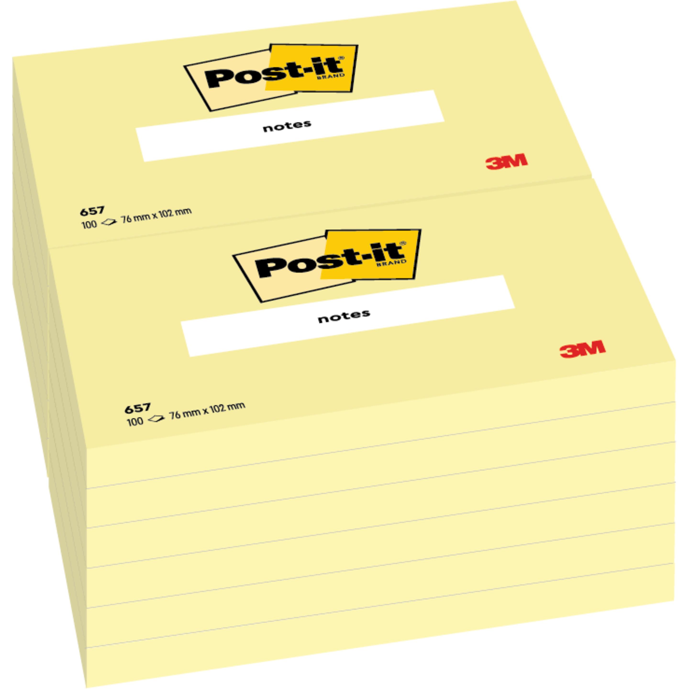 Thumbnail - Post-it, Haftnotiz, Haftnotzien (76 x 102 mm)