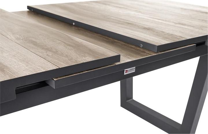 Produktbild LC Garden Komido Ausziehtisch Aluminium/Keramik 200/260x100 cm