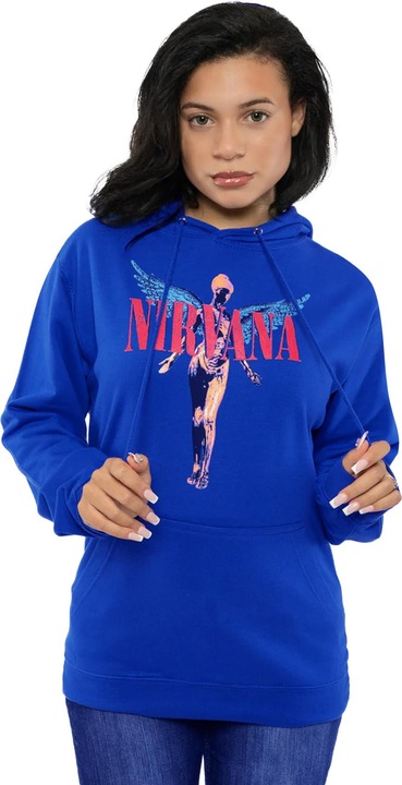 Immagine prodotto Nirvana Felpa con cappuccio Angelic Pullover Unisex Adulto (L)