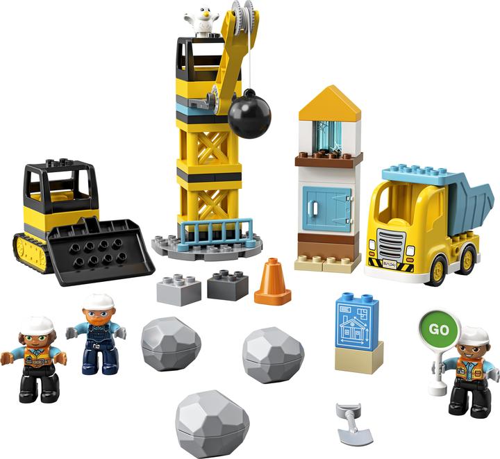 Produktbild LEGO DUPLO Baustelle mit Abrissbirne (10932)