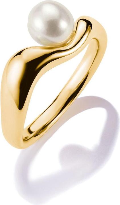 Produktbild Thomas Sabo Ring mit Perle Natural Beauty vergoldet (58, 925 Silber)