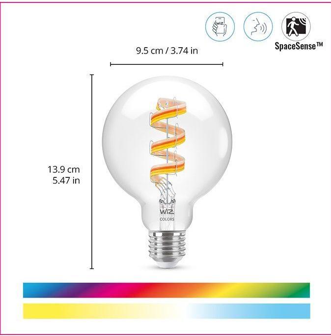 Produktbild WiZ Tunable White & Color Globe (E27, 6.30 W, 470 lm, 1 x, E)