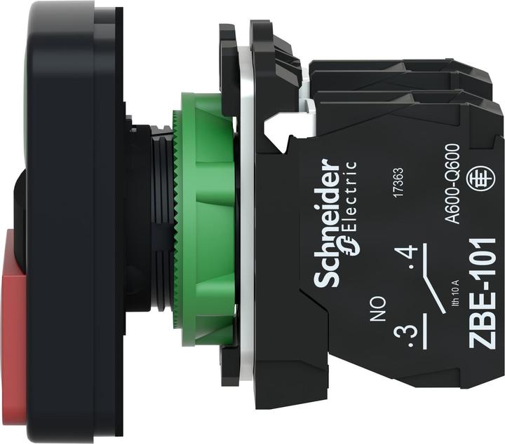Produktbild Schneider Electric Pushbutton Dble Green I Red O 1NO/1NC