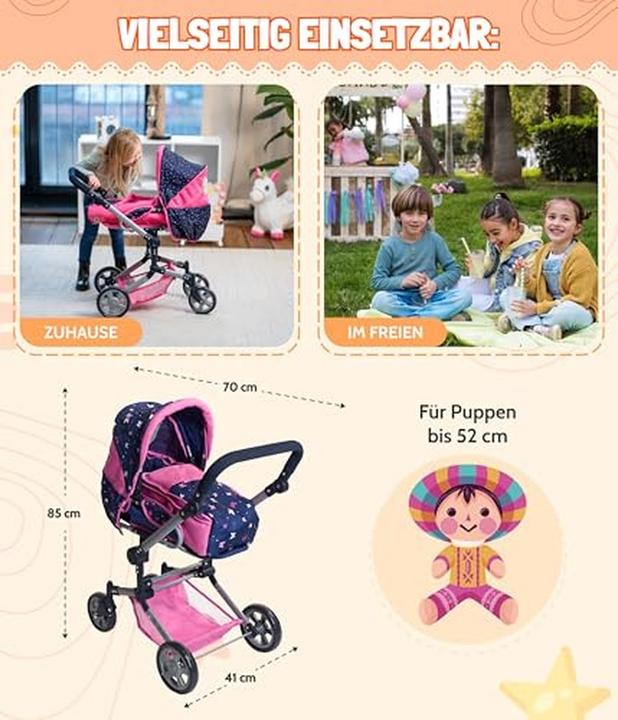 Actual product image Bayer Chic 2000 JARA" combination doll's pram