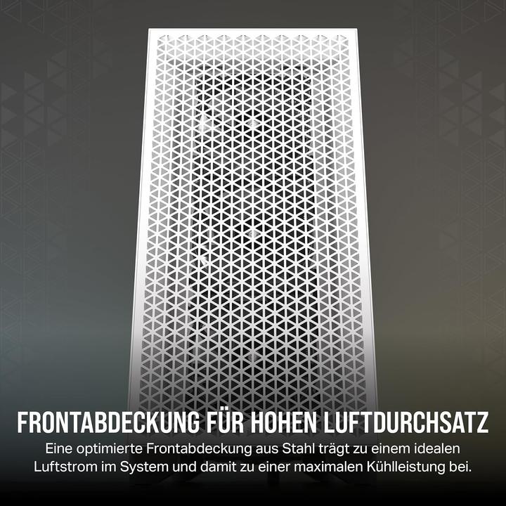 Productafbeelding Corsair 3000D Mid-Tower Wit met gehard glas (ATX)