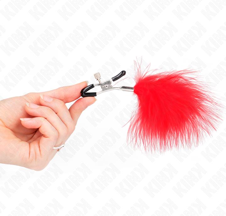 Produktbild Pipedream Feder Nippel Klemme Rot 7 Cm