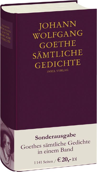 Produktbild Sämtliche Gedichte (Deutsch, Johann Wolfgang Goethe, 2007)
